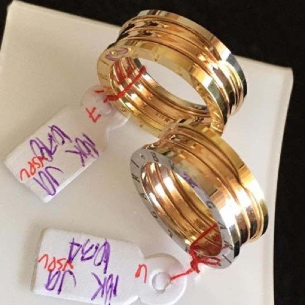 18k solid gold ring